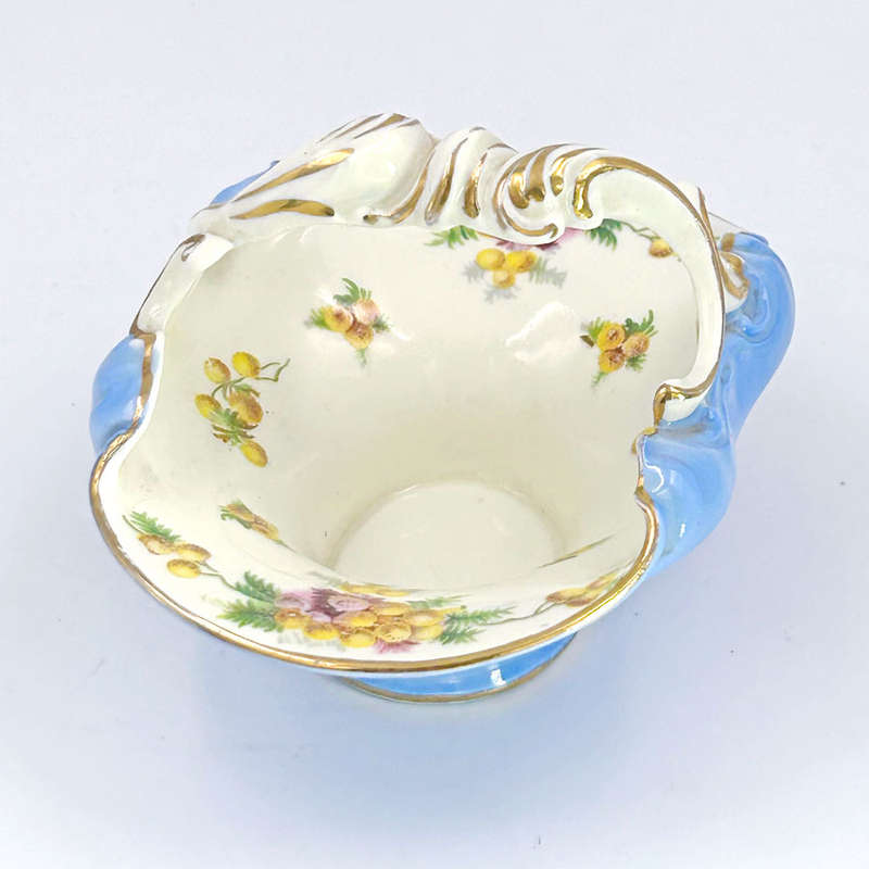 Royal Doulton Floral Basket Ornate Handle