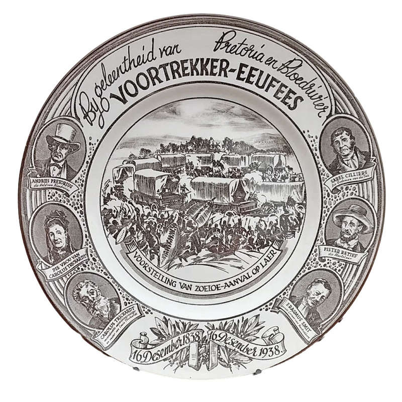 Royal Doulton Voortrekker Eeufees Rack Plate