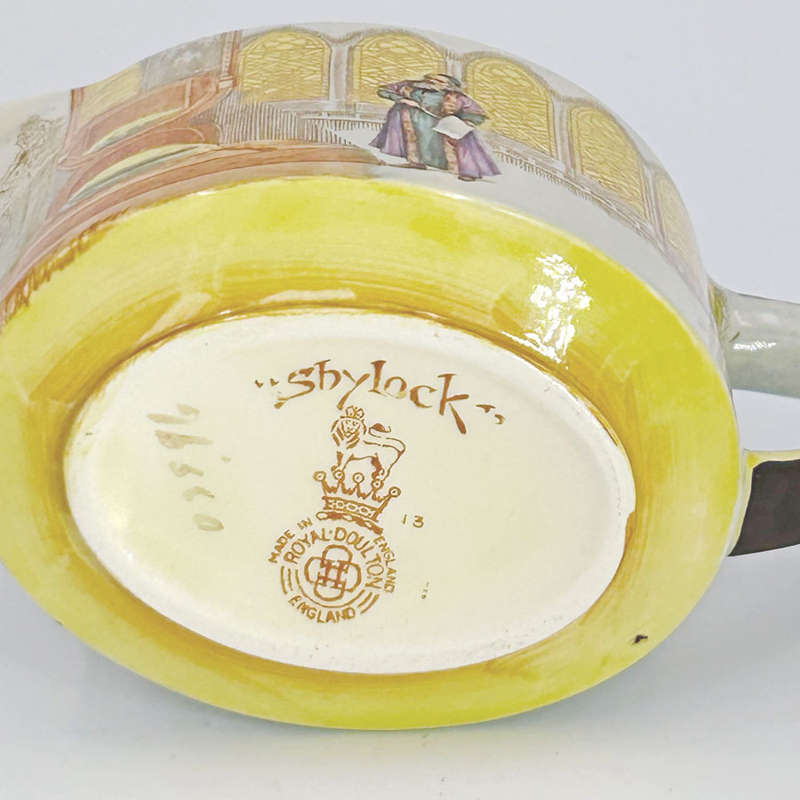 Royal Doulton Shakespearean Collection Shylock Jug D3596