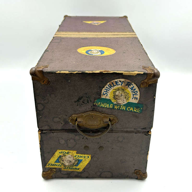 Shirley Temple 13 Ideal Novelty Toy Original Travel Trunk 1930
