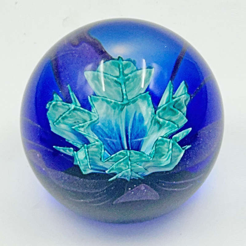 Caithness Scotland Sentinel Art Glass Paperweight 1982