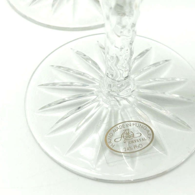 Crystal Longe Stem Champagne Flutes AJR Hungary