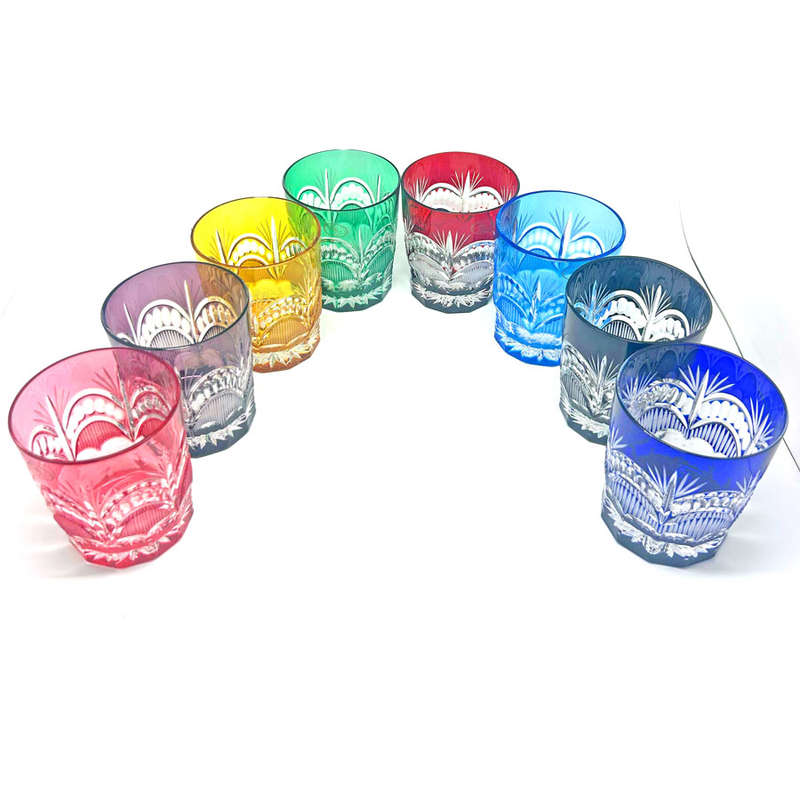 Crystal Longe Whisky Glasses  AJR Hungary