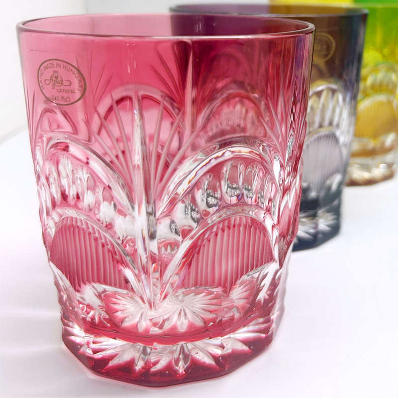 Crystal Longe Whisky Glasses  AJR Hungary