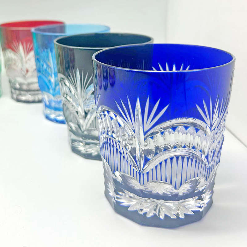 Crystal Longe Whisky Glasses  AJR Hungary
