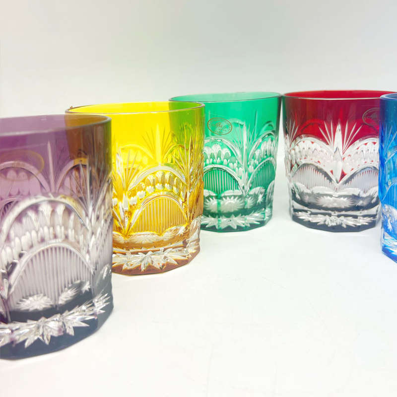 Crystal Longe Whisky Glasses  AJR Hungary