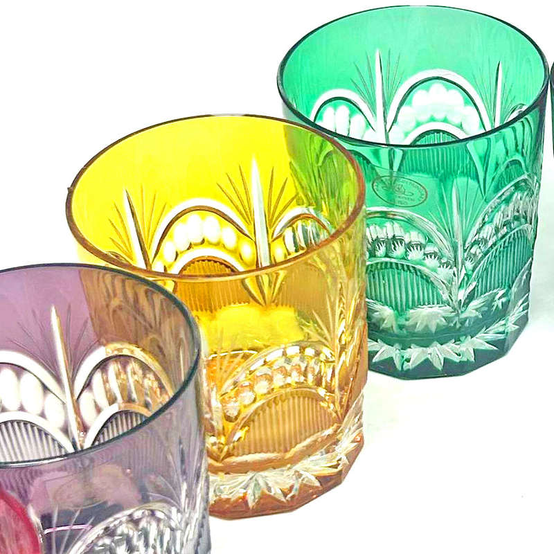 Crystal Longe Whisky Glasses  AJR Hungary