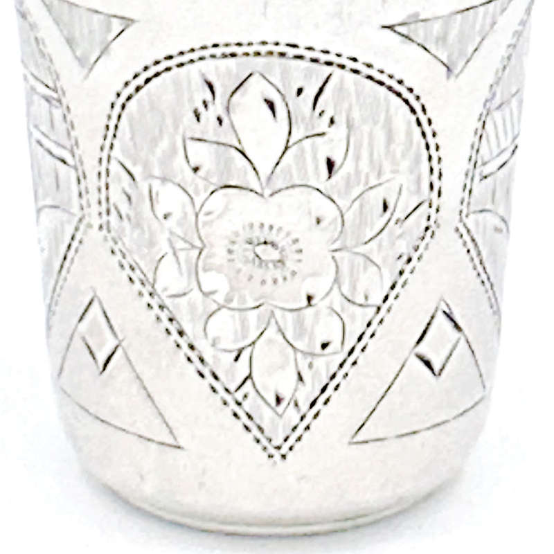 Hallmarked Russian Silver Kiddush Beaker 1889