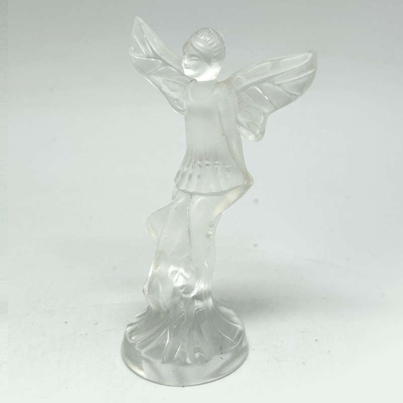 Lalique Frosted And Clear Crystal Fairy Clochette Fairy Seal  20th