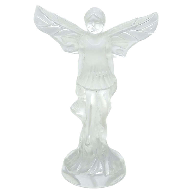 Lalique Frosted And Clear Crystal Fairy Clochette Fairy Seal  20th