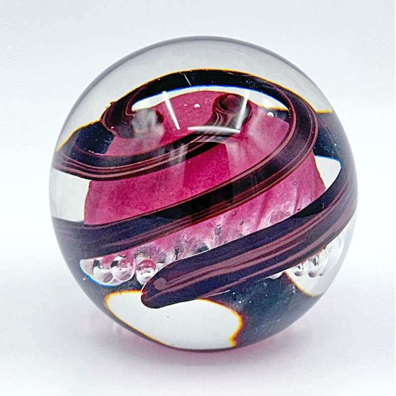 Langham Serpent Art Glass Paperweight 20th