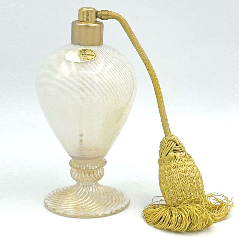 Murano Italy La Serenissima Perfume Bottle 20th