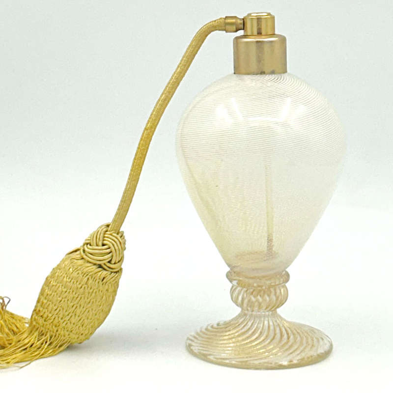 Murano Italy La Serenissima Perfume Bottle 20th