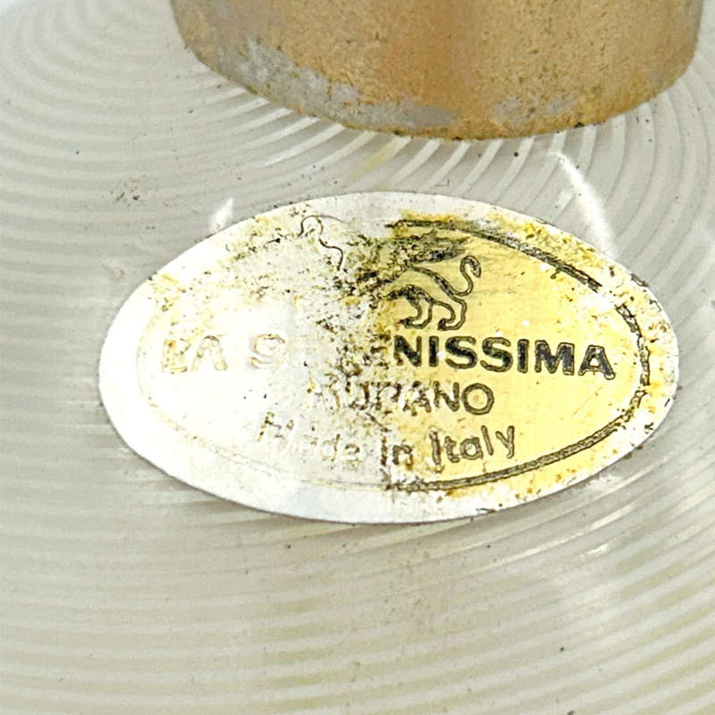 Murano Italy La Serenissima Perfume Bottle 20th