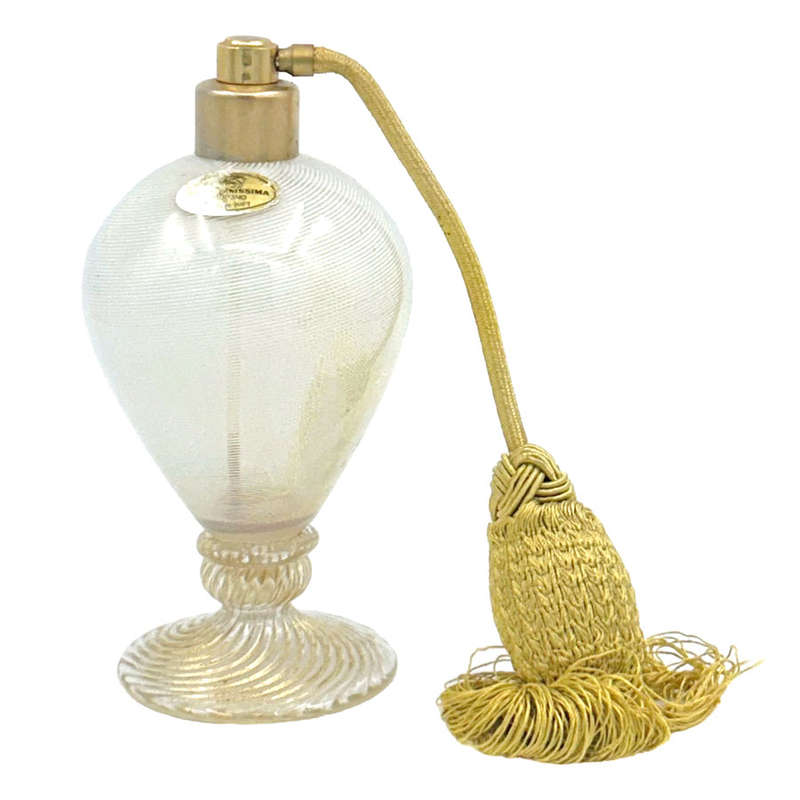 Murano Italy La Serenissima Perfume Bottle 20th