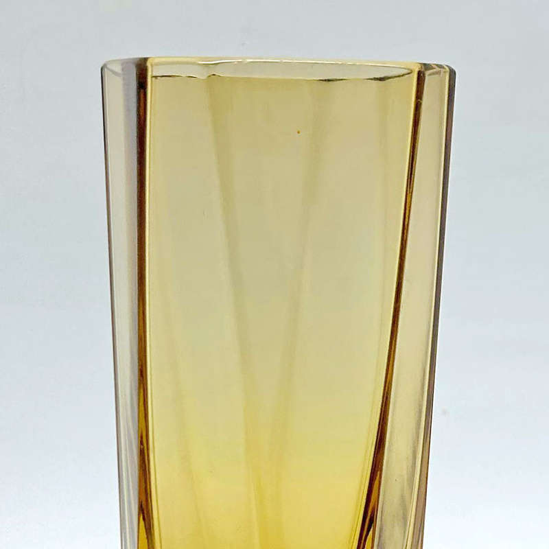 Murano Amber Tulip Vase Alessandro Mandrazzuto Vase 20th