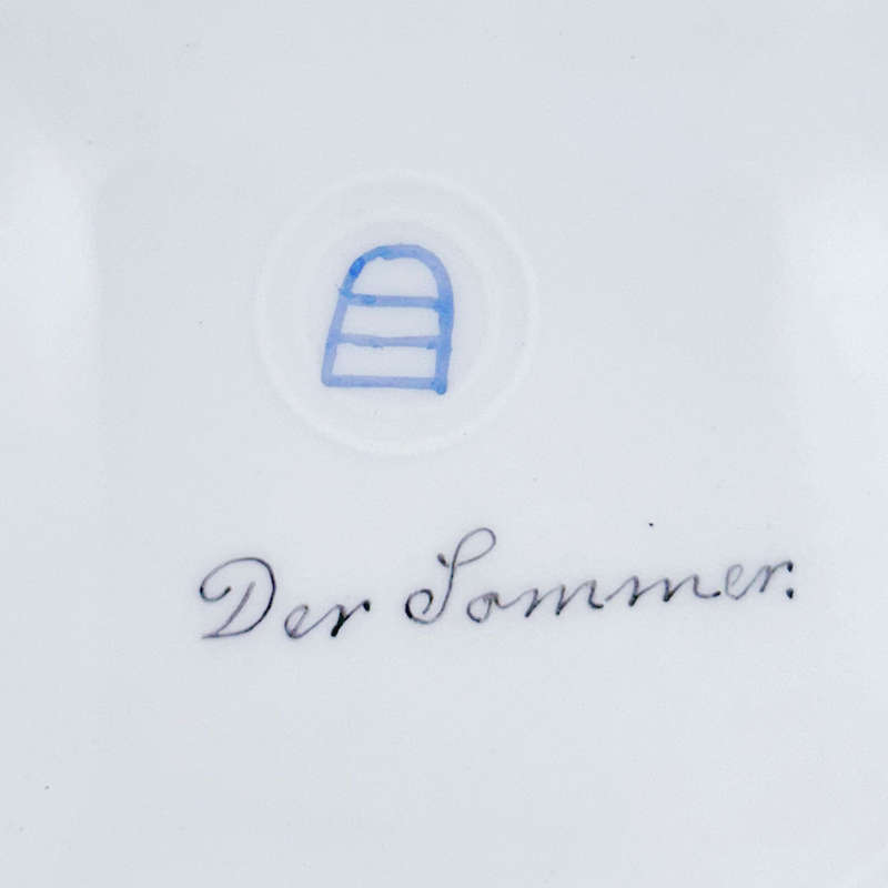Royal Vienna Porcelain Cabinet Plate Signed Riemor Der Sommer 19th