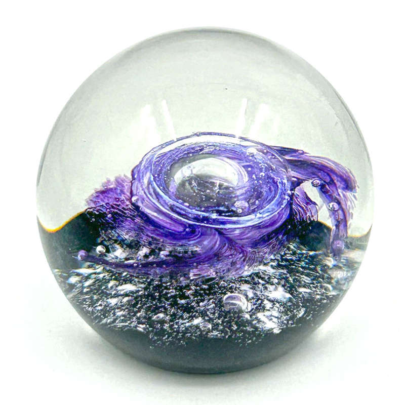 Selkirk Scotland Starburst Art Glass Paperweight 1984