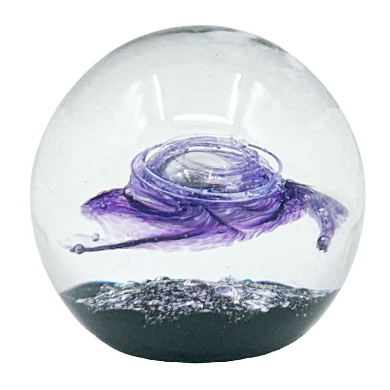 Selkirk Scotland Starburst Art Glass Paperweight 1984