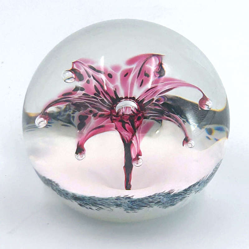 Selkirk Scotland Firecracker Art Glass Paperweight 1997