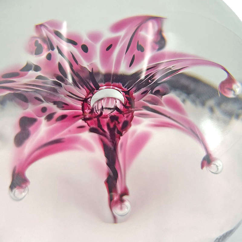 Selkirk Scotland Firecracker Art Glass Paperweight 1997