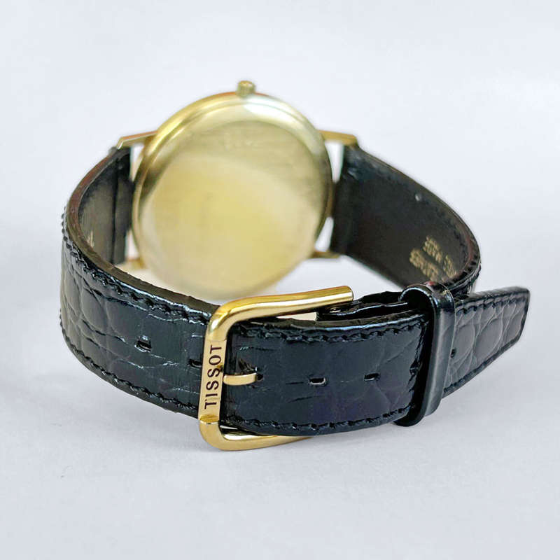 14ct Tissot Men's Seastar Quartz Champagne Dial 1990s