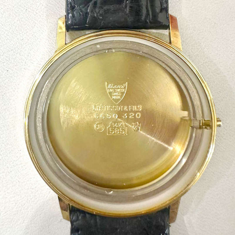 14ct Tissot Men's Seastar Quartz Champagne Dial 1990s