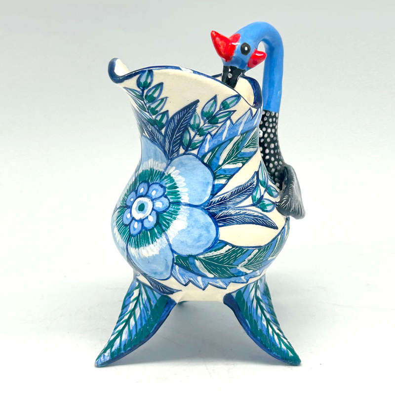 Ardmore Hand Painted Bird Jug Fudni 2007