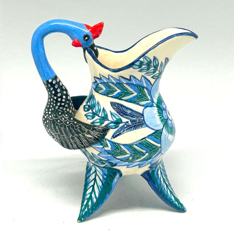 Ardmore Hand Painted Bird Jug Fudni 2007