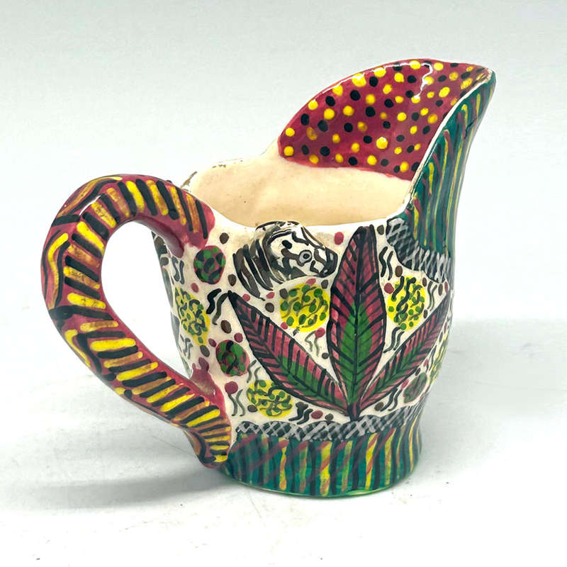 Ardmore Hand Painted Zebra Jug Octavia 1902