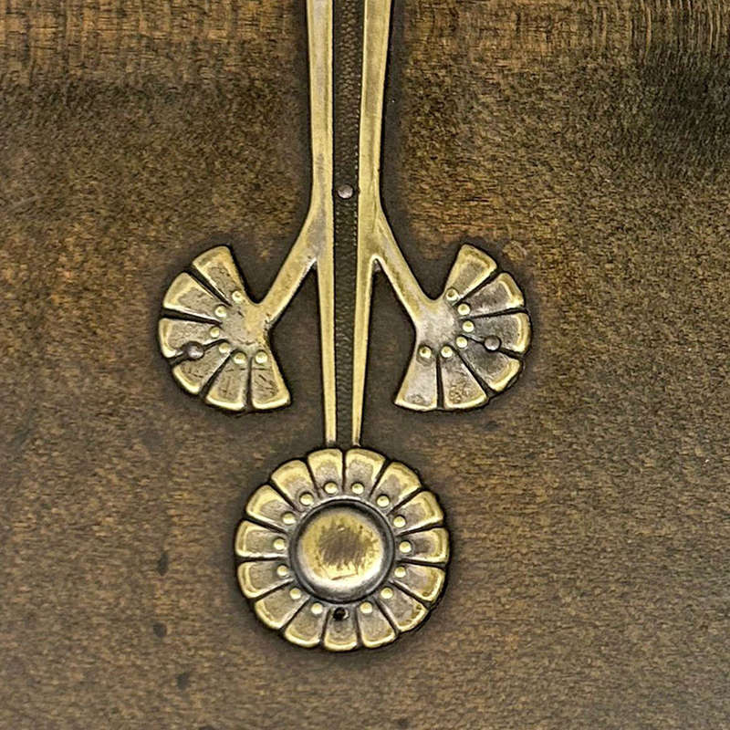 Art Nouveau Jugendstil Metal Mounted  Box