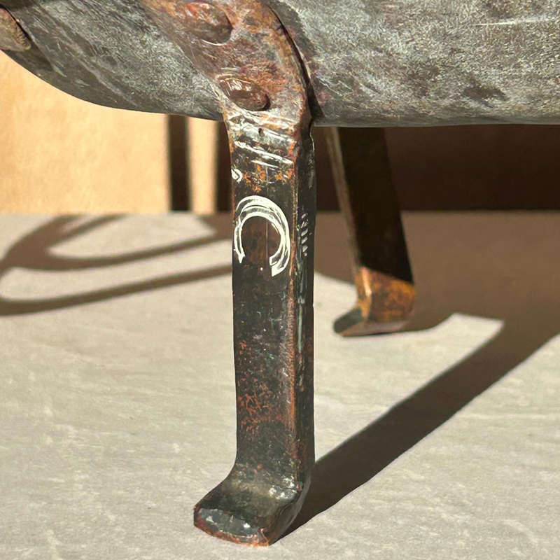 Cape Copper Tart Pan And Cover 20th Applied Handles