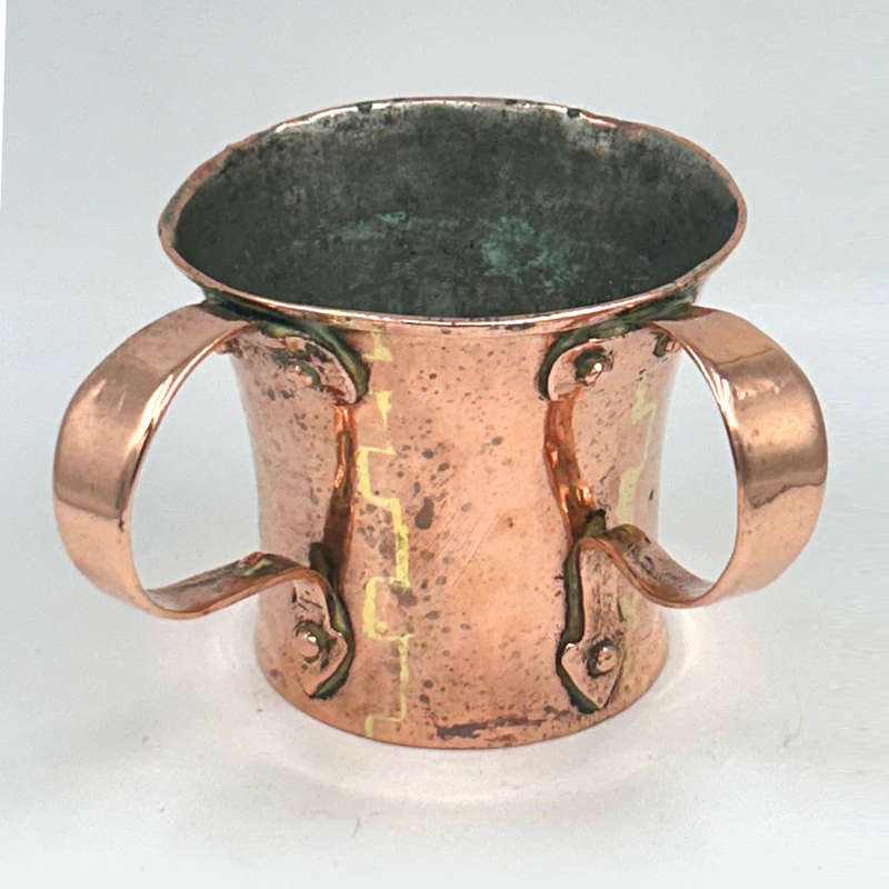 Copper Hand Washing Jug Two Handles 20th