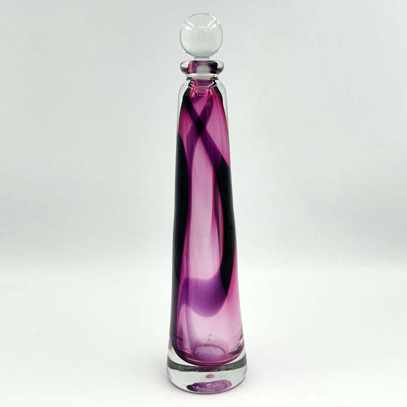 David Reade Glass Tall  Decanter and Stopper