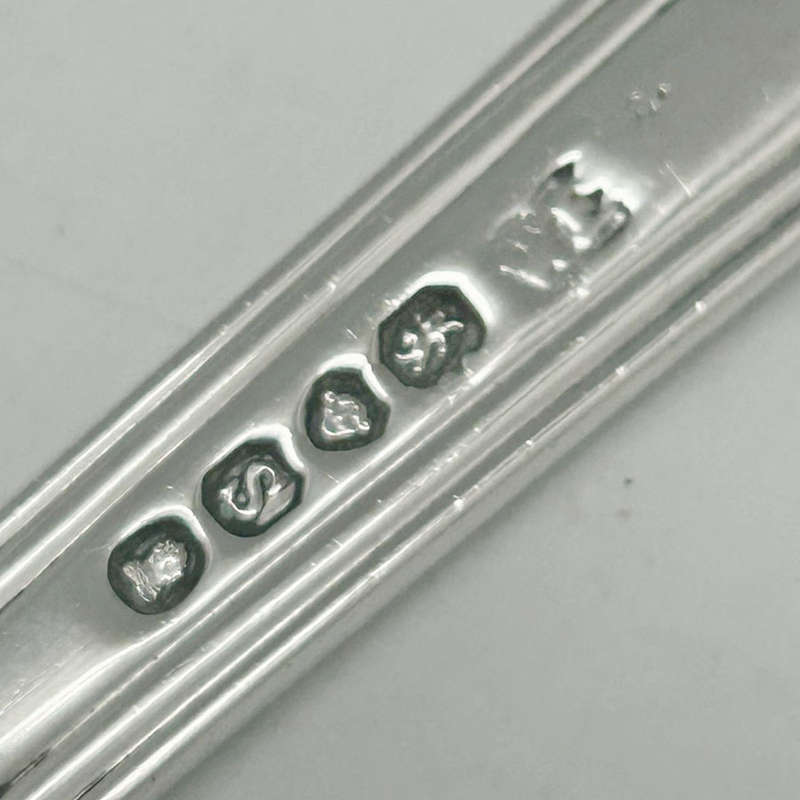 Hallmarked Queens Pattern Silver Soup Ladle London 1833