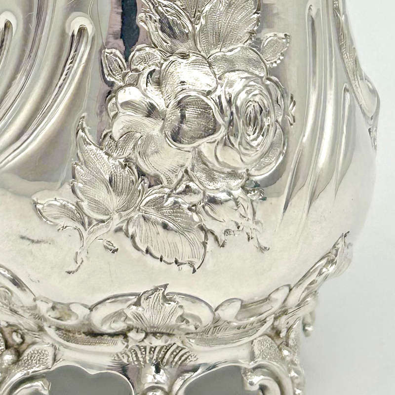 Hallmarked Silver Christening Boxed Set  Martin Hall  Sheffield 1879