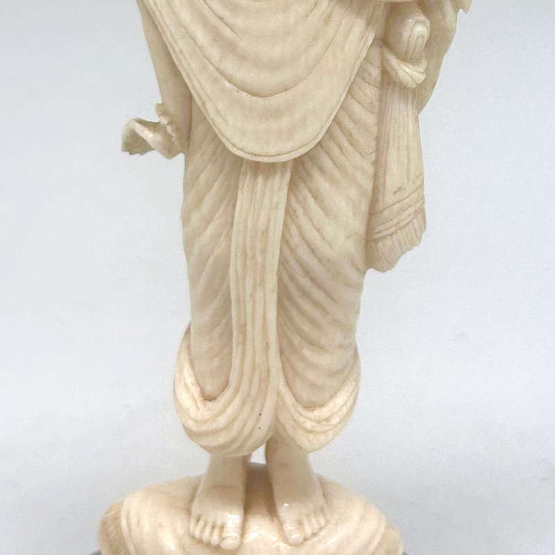 Indian Ivorine Lady With Bird 20th