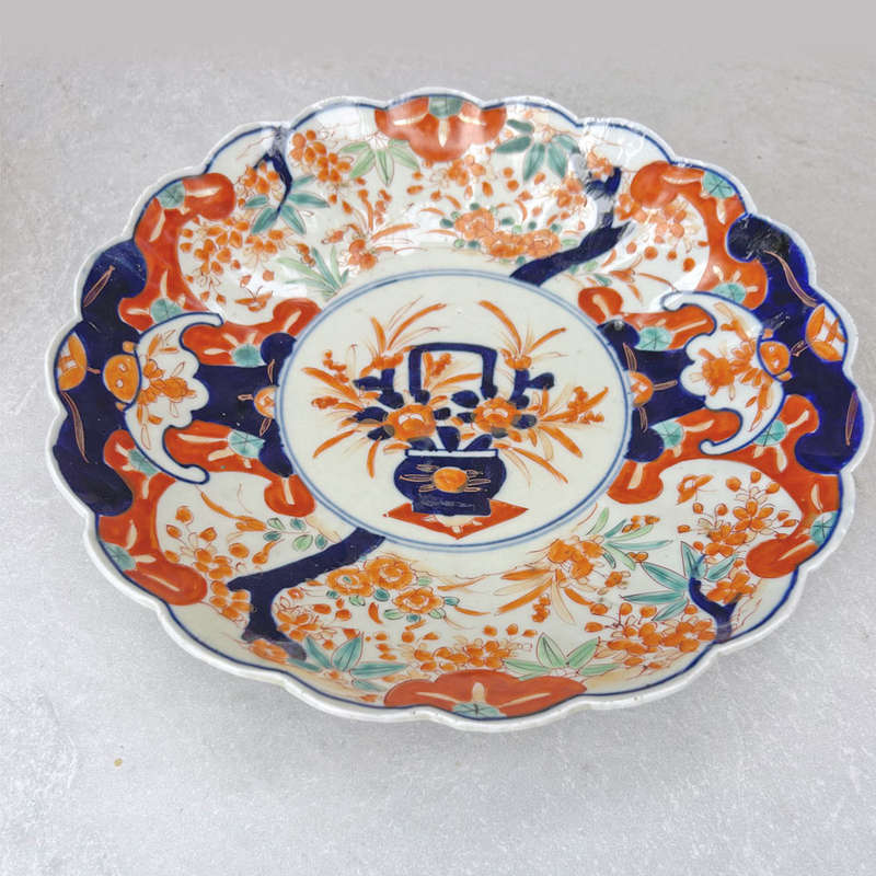 Large Imari Japanese Meiji Period Wall Charger C1868