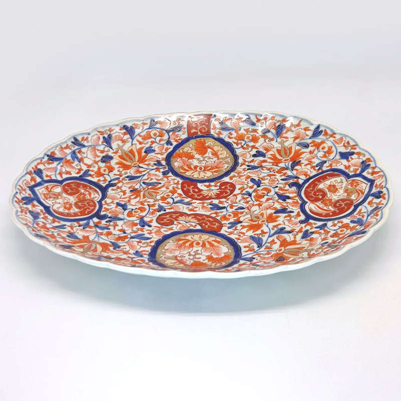 Japanese Meiji Period Imari Oval Bowl  C1868