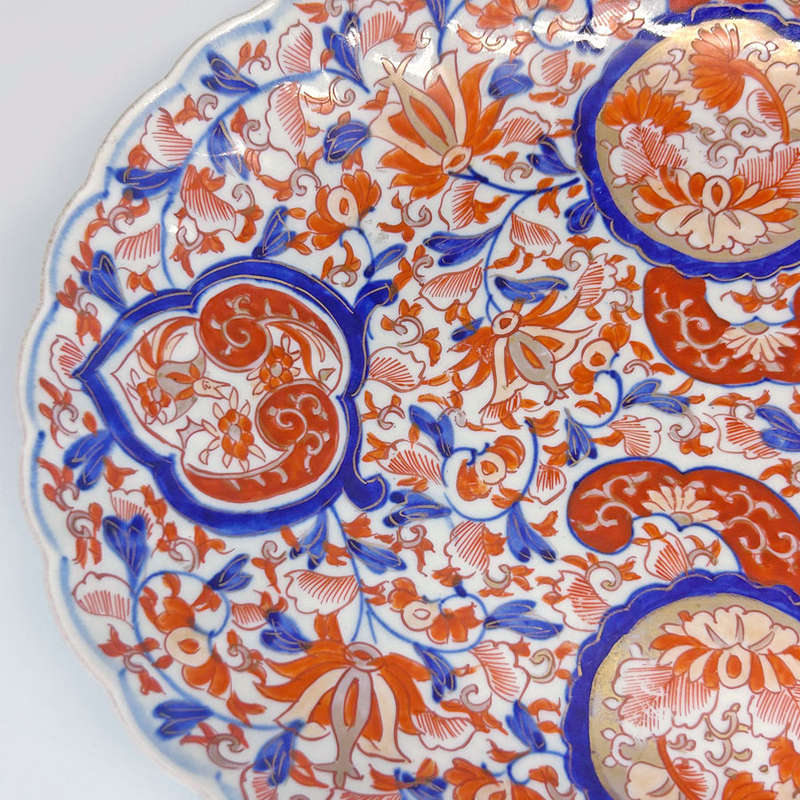 Japanese Meiji Period Imari Oval Bowl  C1868