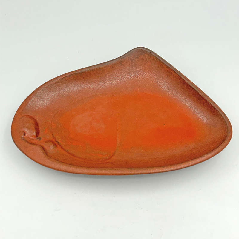 Kalahari Pottery Earthen Pottery Glaze Reclining Figure Bowl