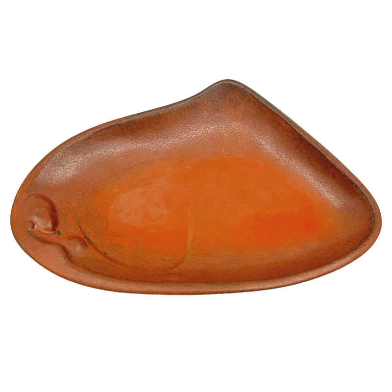 Kalahari Pottery Earthen Pottery Glaze Reclining Figure Bowl