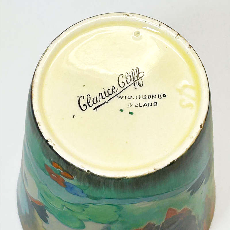 Rare Clarice Cliff Bizarre Forest Glen Mug C1934