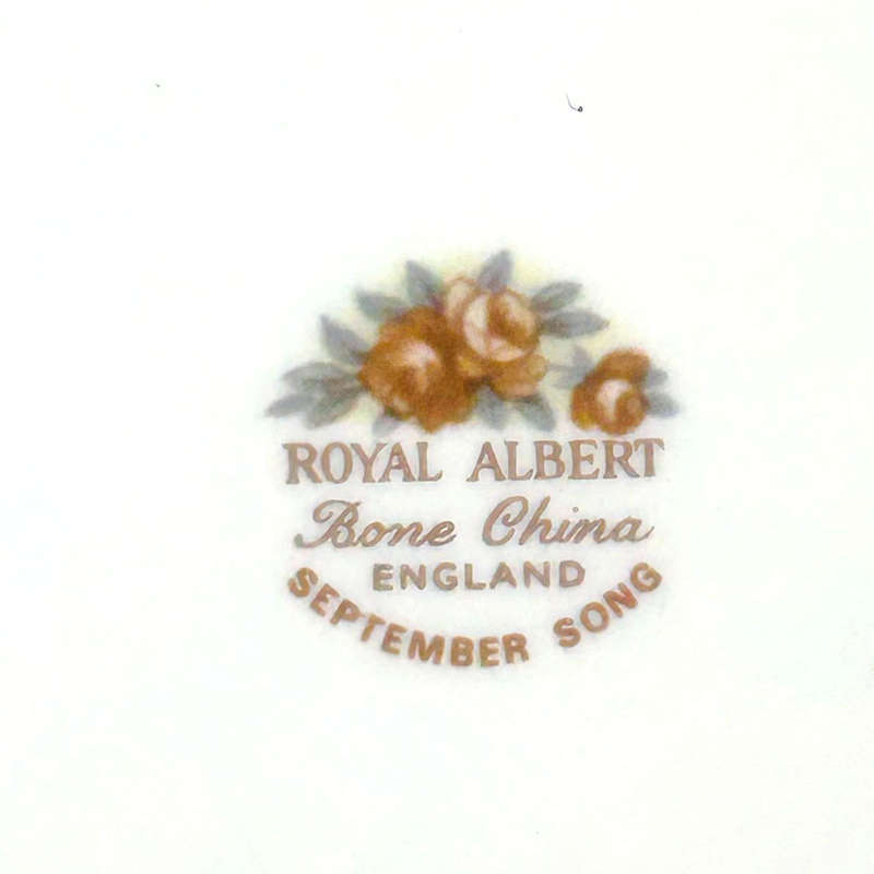 Royal Albert September Song Tea Trio