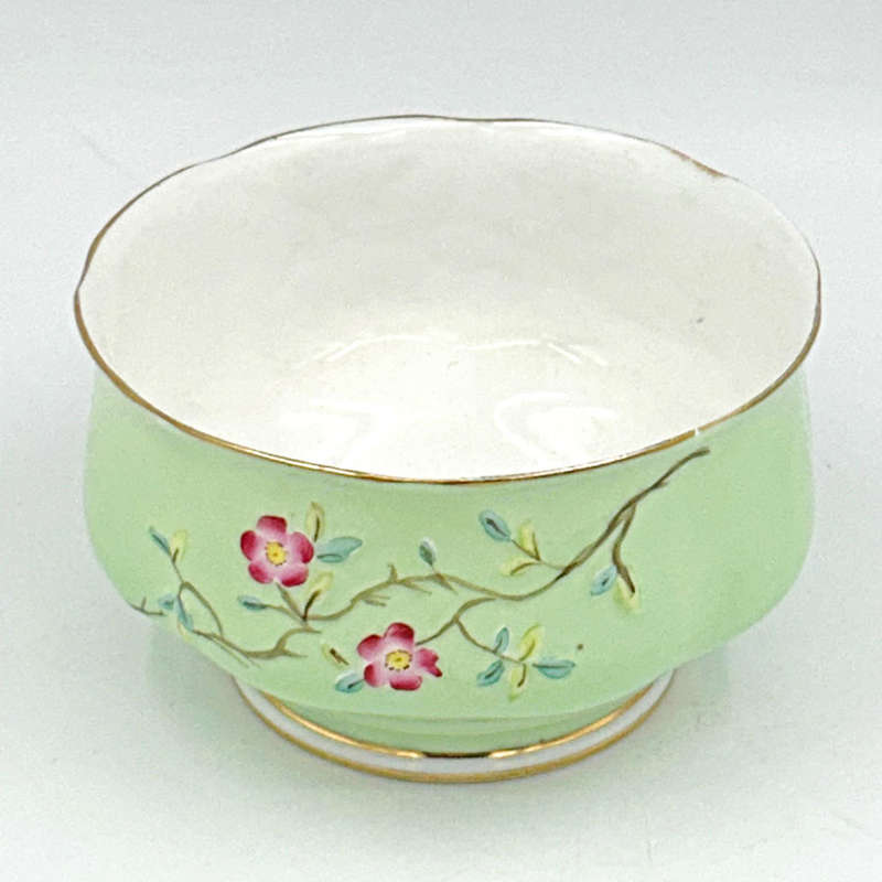 Royal Albert Solid Floral Handle Apple Blossom Tea Sugar Bowl 86594