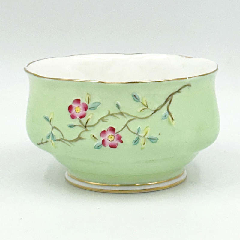 Royal Albert Solid Floral Handle Apple Blossom Tea Sugar Bowl 86594