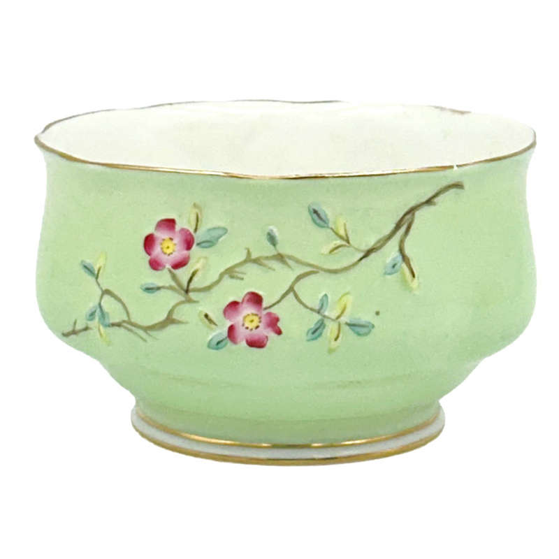 Royal Albert Solid Floral Handle Apple Blossom Tea Sugar Bowl 86594