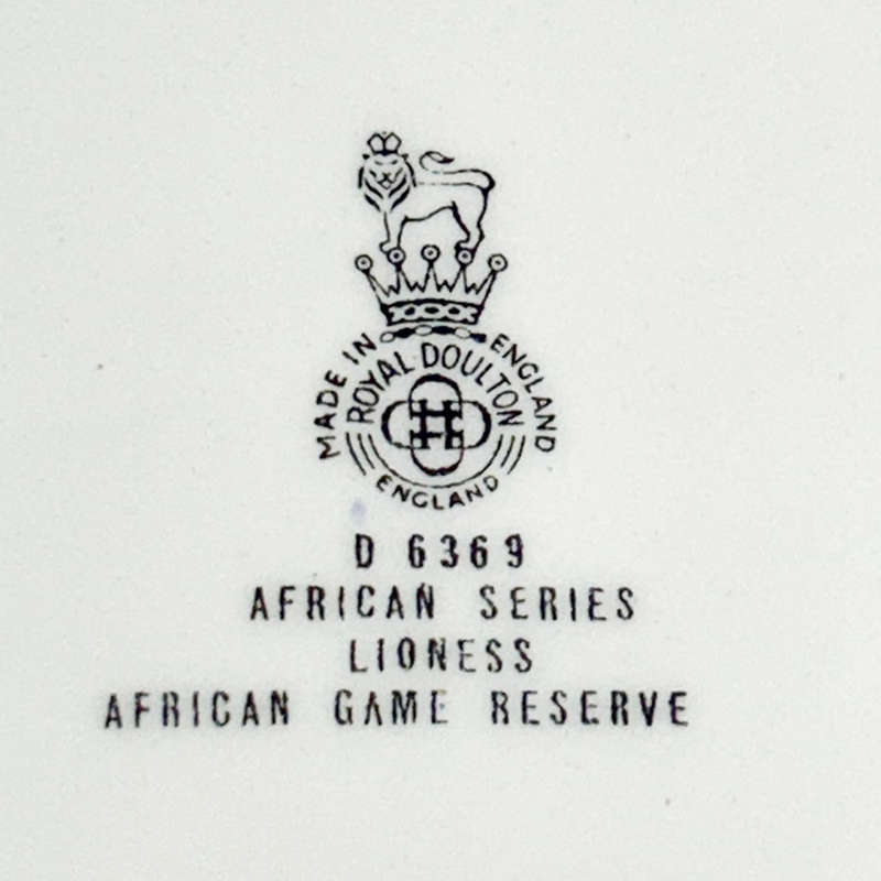 Royal Doulton African Game Reserve Lioness Charger
