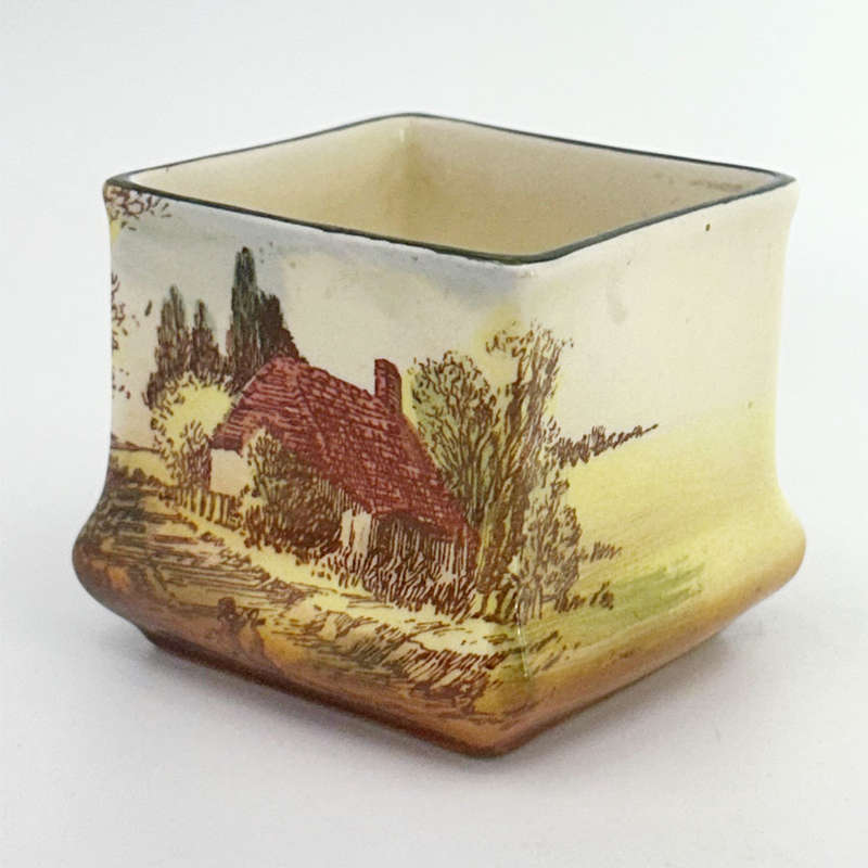 Royal Doulton Rustic England Square Vase D5694