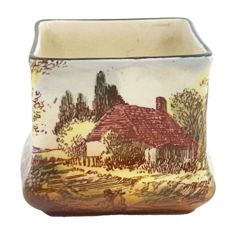 Royal Doulton Rustic England Square Vase D5694